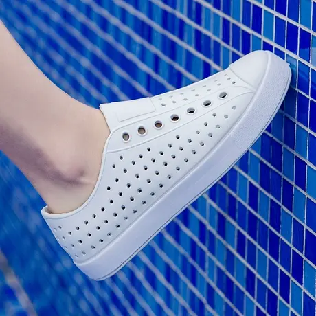 防水雨鞋男潮流套鞋户外钓鱼胶鞋涉水鞋洗车水鞋雨靴沙滩洞洞凉鞋商品大图