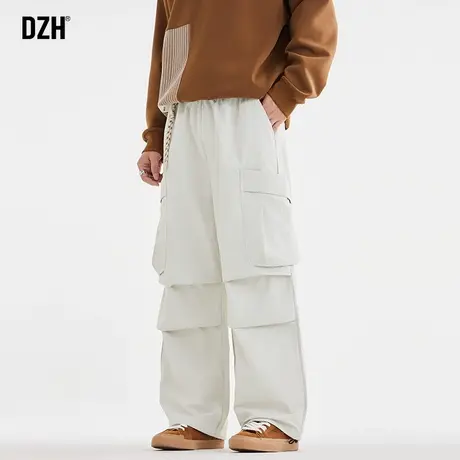 男士冲锋裤户外伞兵裤子男潮牌工装裤宽松休闲裤男裤阔腿裤登山裤商品大图