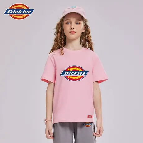 Dickies童装女童短袖t恤女孩纯棉打底衫儿童2025新款美式半袖夏A图片