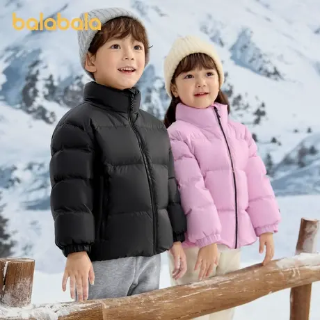 巴拉巴拉童装儿童羽绒服厚面包服男童女童2025冬装新款外套百搭潮商品大图