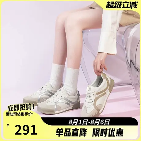 康奈女鞋2025秋季新款时尚休闲鞋女平底阿甘鞋女百搭舒适透气单鞋商品大图