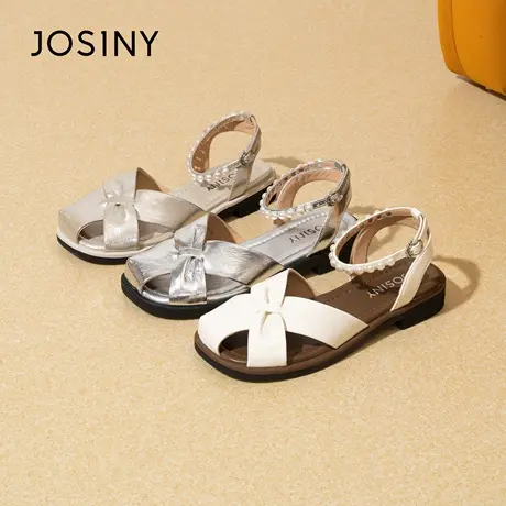 josiny卓诗尼夏女鞋自营店2025新款凉鞋线下商场同款夏天夏日夏款商品大图
