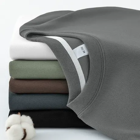 350g重磅卫衣男士春秋季宽松潮流百搭无帽纯色长袖t恤圆领上衣服商品大图