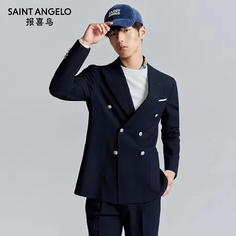 【ONE 系列】报喜鸟秋季新款男士时尚正装西服上衣西装纯色裤子男图片