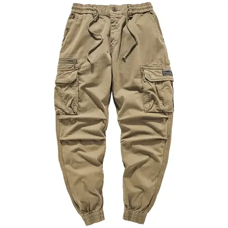 VIP美式复古工装裤男2024新款运动哈伦束脚裤春秋宽松百搭休闲裤商品大图