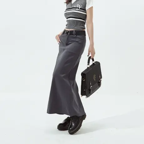 【好物体验专享】高腰半身裙女春秋款修身包臀裙高级感超好看半裙图片