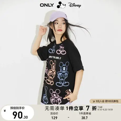 ONLY奥莱夏季迪士尼米奇DISNEY联名款圆领T恤女商品大图