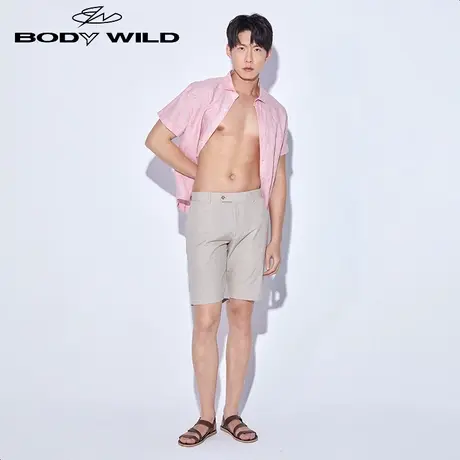 BODY WILD宝迪威德原色生活外穿五分裤ZBN82NE1图片