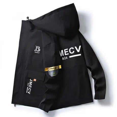 男士外套韩版潮流百搭春季休闲机能帅气2023新款夹克男春秋款上衣商品大图