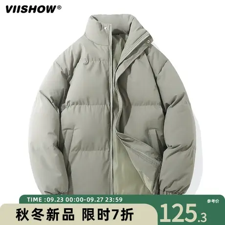 VIISHOW棉衣冬季宽松加厚衣服美式棉服男潮牌保暖面包服男生痞帅商品大图