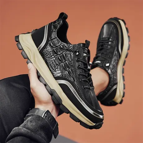 防泼水雨鞋秋季男鞋厨师鞋水鞋防水防滑男外穿劳保专用雨靴子男款商品大图