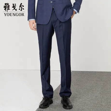 雅戈尔奥莱 商场同款男士西裤秋冬新款官方商务休闲正装套装西裤商品大图