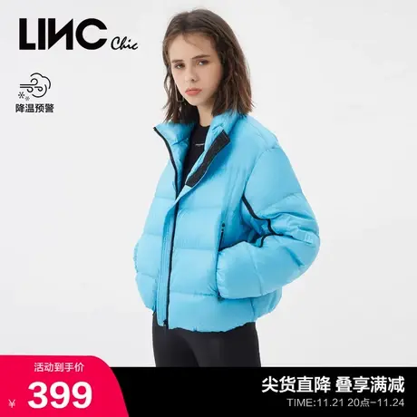 LINCCHIC金羽杰羽绒服女短款轻薄羽绒服女冬季外套Y21801165商品大图