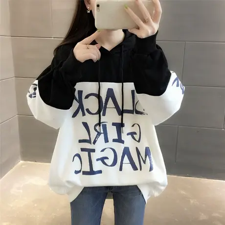 卫衣2024年新款女装韩版春秋季春装春款宽松女士加绒外套爆款上衣图片