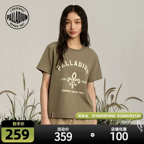 PALLADIUM帕拉丁上衣时尚潮流百搭圆领女士运动短袖198949商品大图