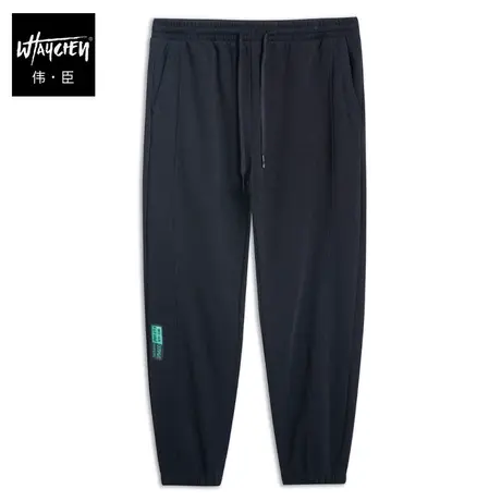 伟臣2023秋冬加厚大码休闲裤男胖子加肥加大宽松束脚运动百搭卫裤商品大图