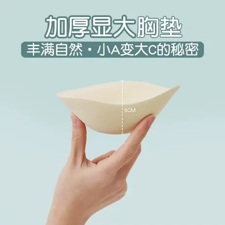 胸垫片显胸大加厚胸垫运动内衣超薄海绵插片小胸平胸专用假胸神器商品大图