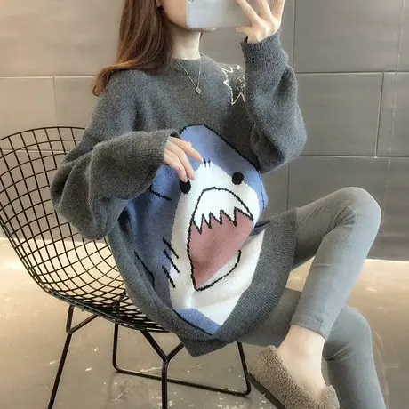 毛衣女装2024年新款春秋季女士春款春装宽松外穿上衣打底衫洋气潮商品大图