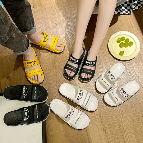 2024年新款拖鞋女夏外穿情侣家居室内海边沙滩凉拖鞋ins男一字拖商品大图