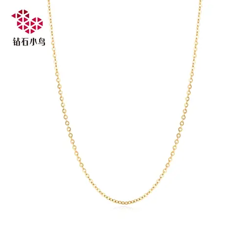 Zbird/钻石小鸟18K金项链-细O链-女款时尚颈链配链套链-NIA95商品大图