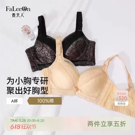 贵夫人加厚馒头杯内衣女小胸显大调整型聚拢收副乳防下垂文胸罩商品大图