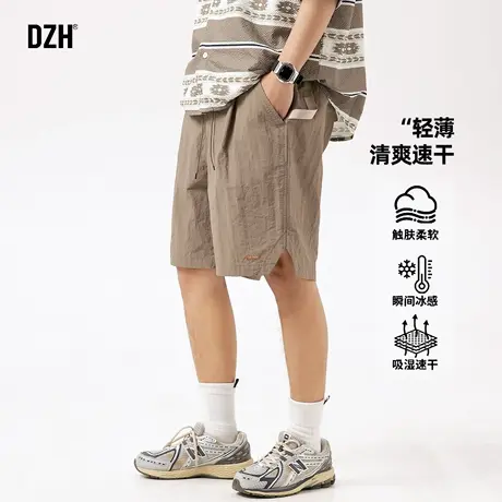 男士薄款速干短裤男夏外穿男款夏装裤子宽松五分裤2025新款大裤衩商品大图