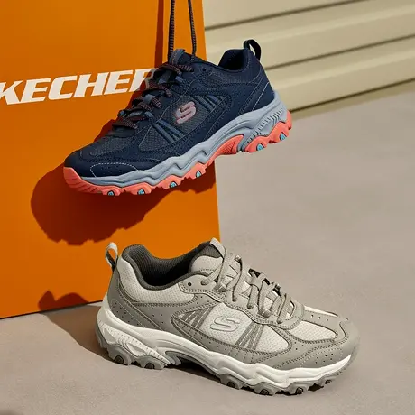 Skechers斯凯奇云野鞋|夏女鞋跑步鞋厚底增高休闲运动鞋时尚百搭商品大图