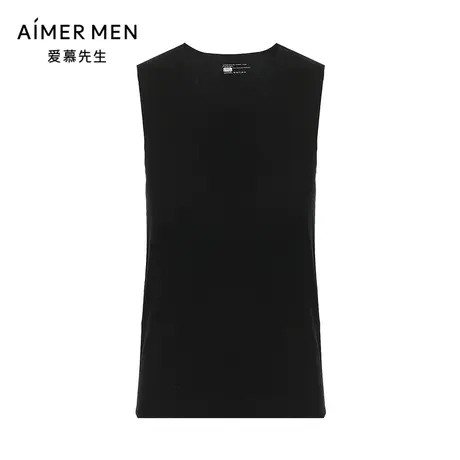 爱慕先生17SS1号经典男士莫代尔薄款无袖背心上衣NS11A242商品大图
