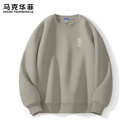 马克华菲长袖t恤男款秋季2025新款国风潮流休闲上衣男士圆领卫衣X图片