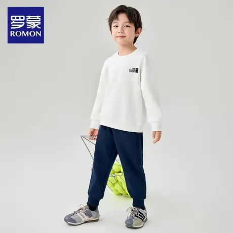 罗蒙童装儿童卫衣男童春秋款2025新款男孩洋气上衣男大童秋装衣服商品大图