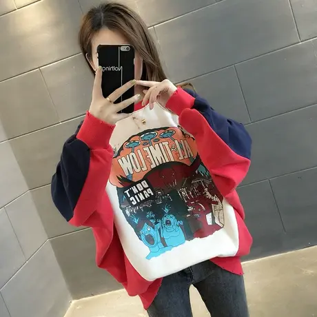 卫衣2024年新款女装韩版春秋季春装春款宽松女士加绒外套爆款上衣图片