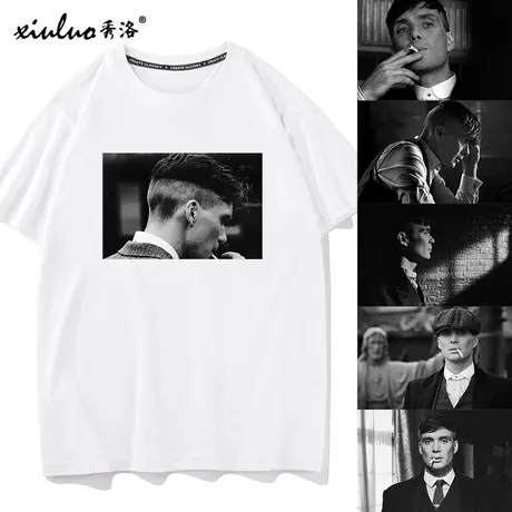 浴血黑帮周边谢尔比短袖T恤男家族希里安墨菲Peaky Blinders衣服商品大图