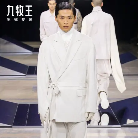 [时尚秀款]九牧王男装西服春夏新款奢华时尚男士休闲外套男DN图片