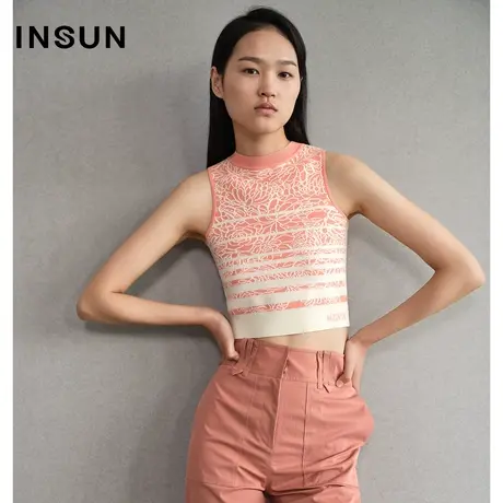 恩裳夏季修身显瘦无袖马甲背心图片