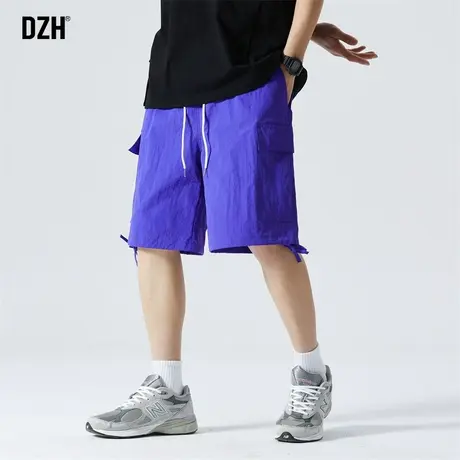 男士速干裤短裤男款夏季潮牌薄款冰丝裤子宽松休闲运动裤2023新款商品大图