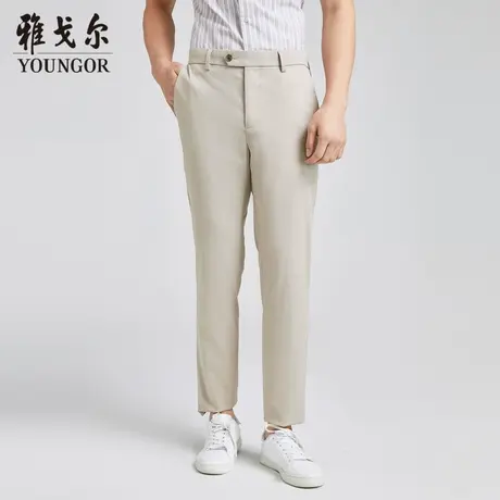 雅戈尔 商场同款男米灰休闲系列休闲裤YCDP330454EWAS图片