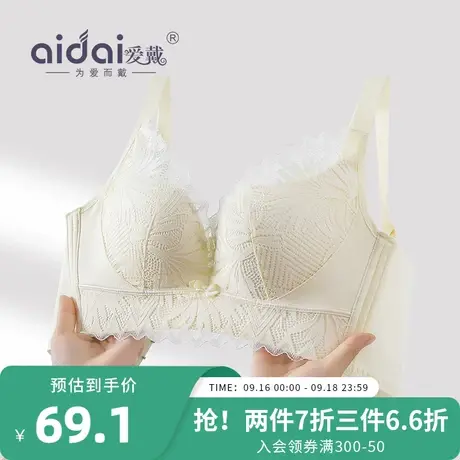 内衣女小胸聚拢收副乳调整型无钢圈美背秋冬无痕上托防下垂文胸罩商品大图