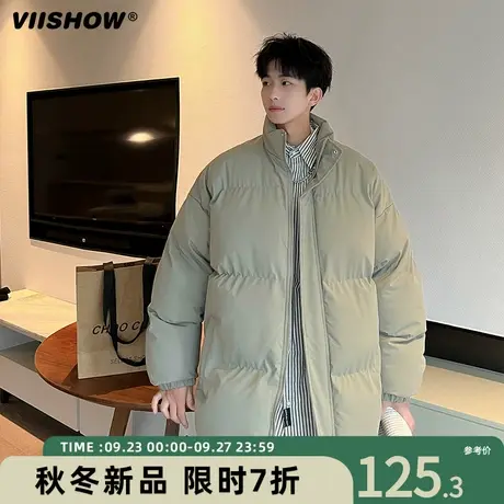 VIISHOW潮牌衣服美式棉服男男生痞帅棉衣保暖加厚面包服冬季宽松商品大图