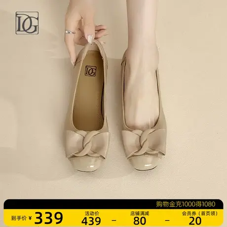 【商场同款】真皮单鞋女平底鞋2023新款夏软皮一脚蹬休闲妈妈皮鞋商品大图