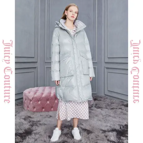 Juicy Couture橘滋2023款优雅时尚清仓正品提花领品牌羽绒服反季商品大图