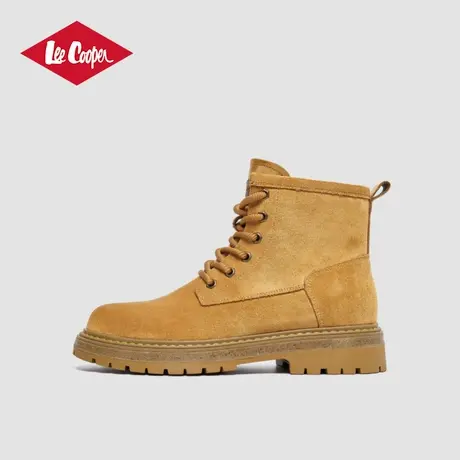 Lee Cooper2025春季新款马丁靴男户外厚底增高耐磨男鞋短筒靴子男商品大图