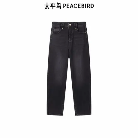 太平鸟年冬季新款亲肤哈伦牛仔裤A1HAE4439图片