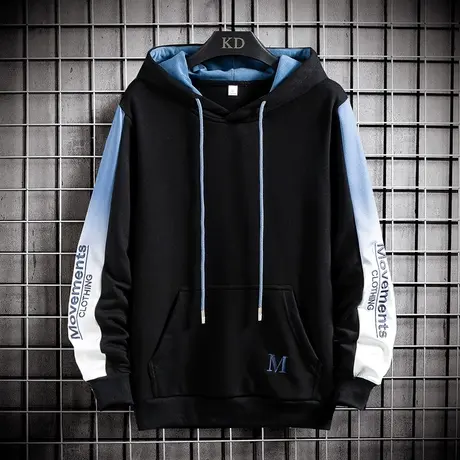 男士卫衣连帽韩版潮流港风2023新款宽松春秋冬季ins外套上衣男装商品大图