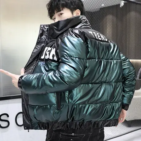 男士羽绒服2023新款青少年大童加厚棉衣学生时尚潮流保暖冬季外套商品大图