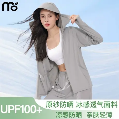 冰丝防晒衣女2025新款upf100+防紫外线大帽檐遮脸一体防晒服外套商品大图