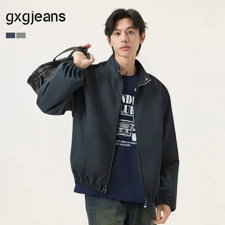 gxg.jeans男装 多色工装风简约立领夹克式羽绒服外套 25年冬新品商品大图