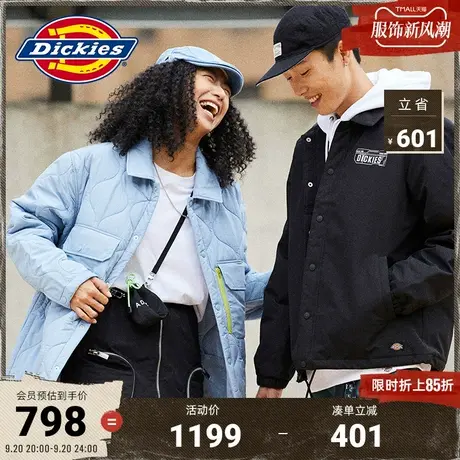 Dickies商场同款秋冬 工装灵感 休闲大容量口袋棉服 保暖外套图片