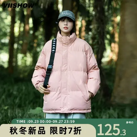 VIISHOW美式棉服男潮牌加厚保暖宽松面包服衣服冬季男生痞帅棉衣商品大图