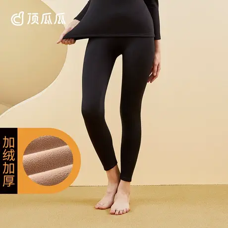顶瓜瓜秋冬保暖裤男士加绒加厚妈妈秋裤舒适贴身抗寒线裤修身商品大图