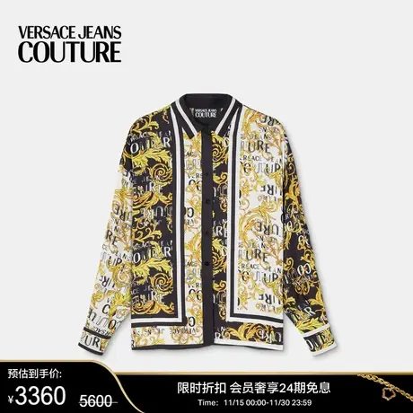【季末优惠】VERSACE JEANS COUTURE 女士Logo Couture衬衫商品大图